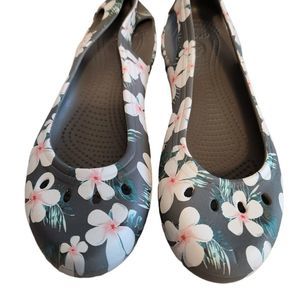 CROCS Kadee Floral Flats